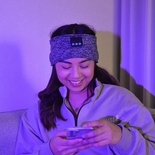 Bandeau Audio de Sommeil Helvora DreamBand – Écouteurs Bluetooth Ultra Confort
