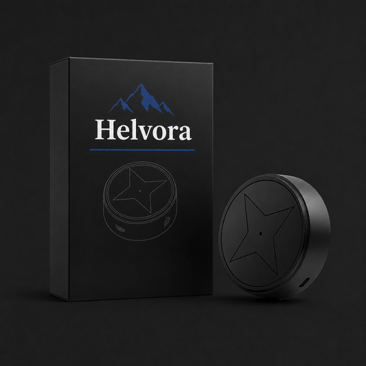 Traceur GPS Magnétique Helvora – Localisateur Compact avec Suivi en Temps Réel