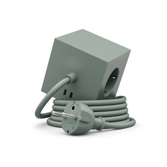 Multiprise Helvora USB-C – 3 Prises & Double Port USB-C 30 W