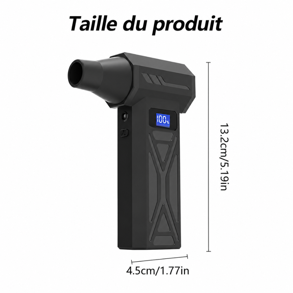 Souffleur Turbo Helvora AirBlast P70 – 4 Vitesses & Sans Fil
