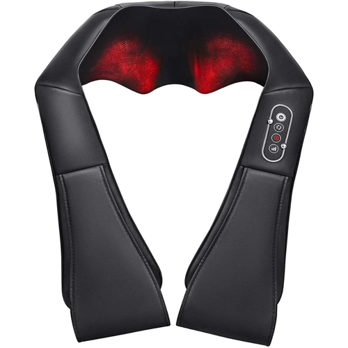 Masseur Shiatsu Helvora™ RelaxPro – Chauffant pour Nuque, Dos & Corps