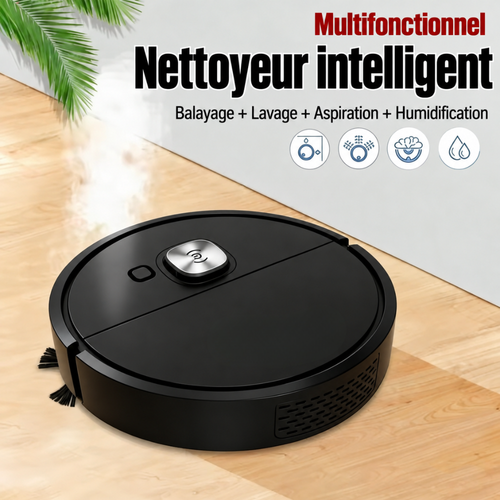 Aspirateur Robot Helvora CleanBot 3 – Nettoyage 3-en-1 & Format Compact