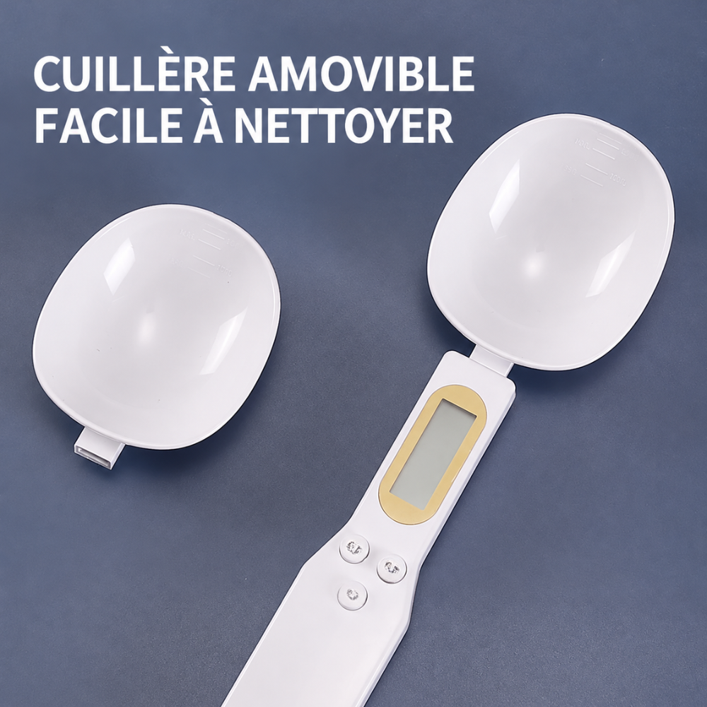 Cuillère Balance Numérique Helvora SpoonScale – Précision 0,1 g & Écran LCD