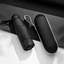 Mini Parapluie Helvora SunPocket – UPF50+, 5 Plis & Ultra-Compact