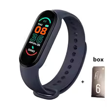 Montre Connectée Helvora FitM6 – Suivi d'Activité, Fréquence Cardiaque & Écran LED