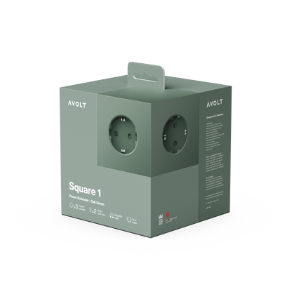 Square 1 - Oak Green USB-C