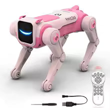 Chien Robot Intelligent Helvora RoboPup – Commande Vocale, Programmable & Télécommandé
