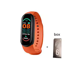 Montre Connectée Helvora FitM6 – Suivi d'Activité, Fréquence Cardiaque & Écran LED
