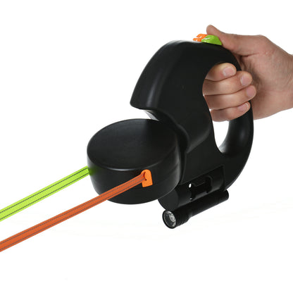 Laisse Rétractable Helvora PetWalk 3M – Réfléchissante & Pivot 360°