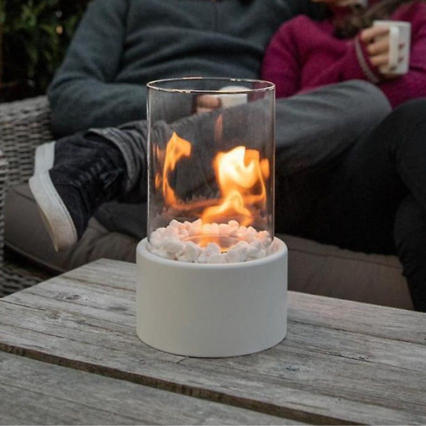 Ignora | Cheminée de Table au Bioéthanol – Élégance Moderne et Flamme Sans Fumée
