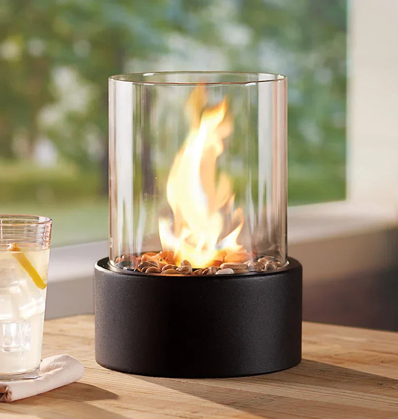 Ignora | Cheminée de Table au Bioéthanol – Élégance Moderne et Flamme Sans Fumée