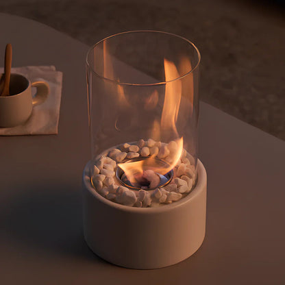 Ignora | Cheminée de Table au Bioéthanol – Élégance Moderne et Flamme Sans Fumée
