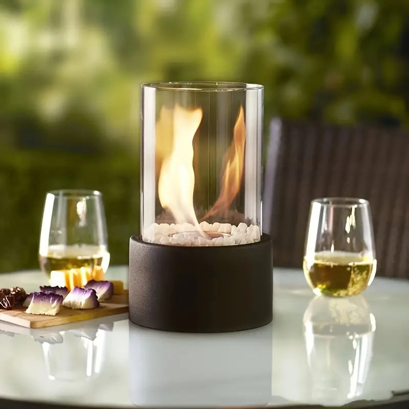 Ignora | Cheminée de Table au Bioéthanol – Élégance Moderne et Flamme Sans Fumée