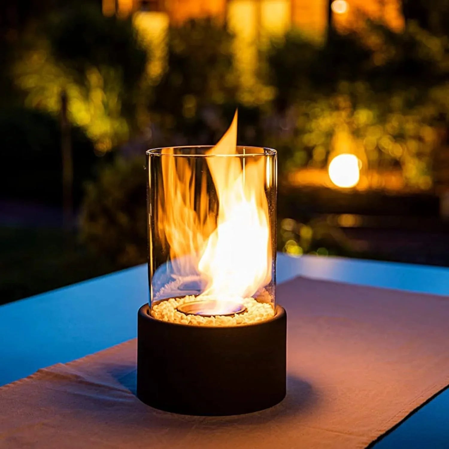 Ignora | Cheminée de Table au Bioéthanol – Élégance Moderne et Flamme Sans Fumée