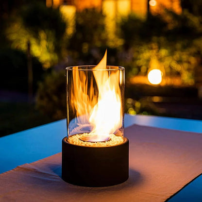 Ignora | Cheminée de Table au Bioéthanol – Élégance Moderne et Flamme Sans Fumée