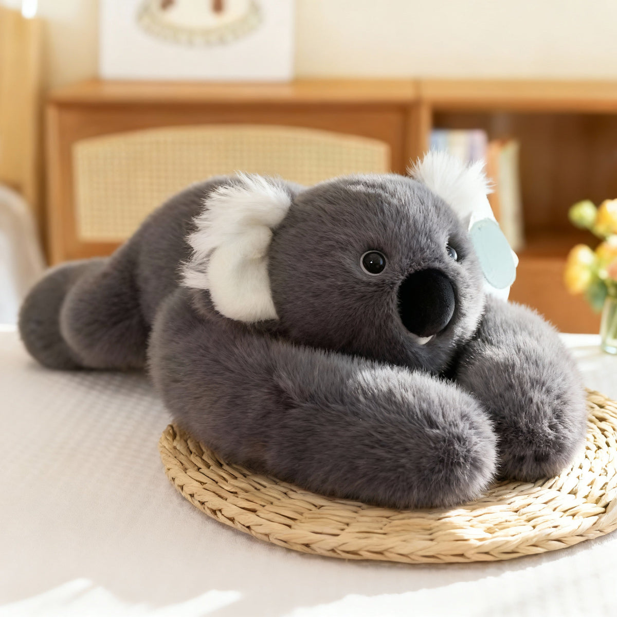 Plüschtier mit langen Armen, 45 cm, weiches Kunstfell, Faultier, Panda, Koala, Bär oder Drache