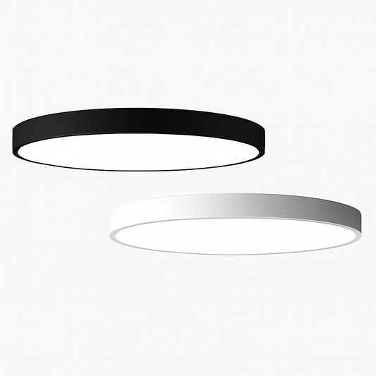 Plafonnier led design arrondi et plat (plusieurs tailles)