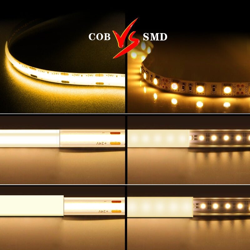 Ruban LED COB 5M 24V IP20 280LED/m