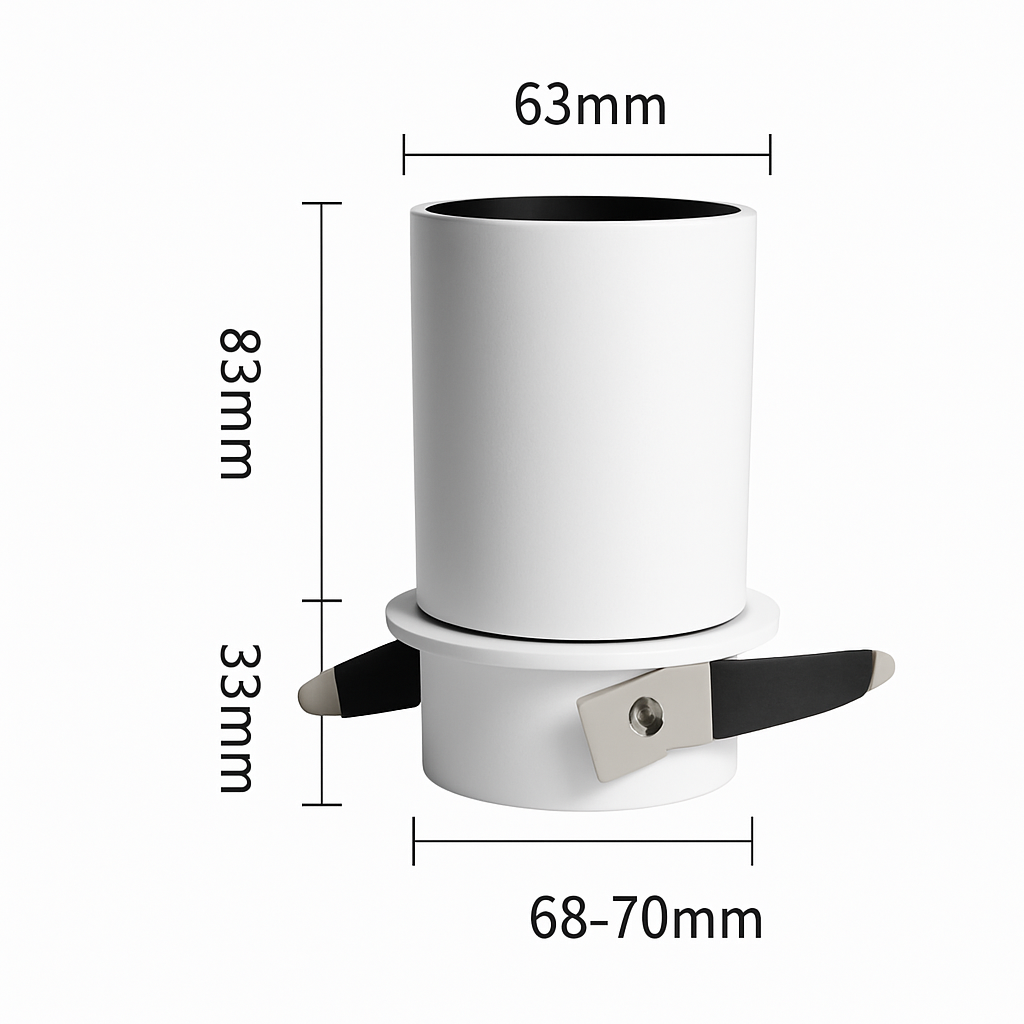 Spot led orientable design nordic