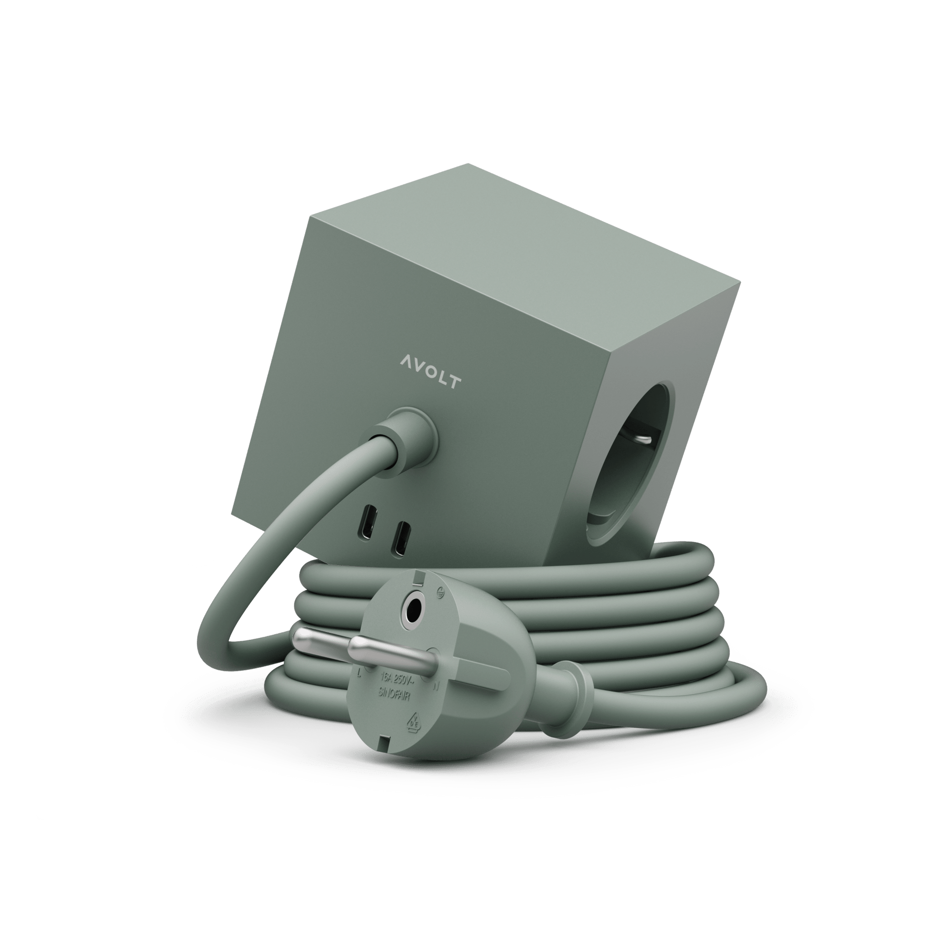 Square 1 - Oak Green USB-C
