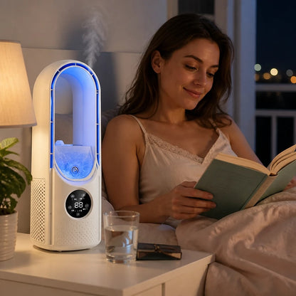 Ventilateur Sans Pale USB Humidificateur